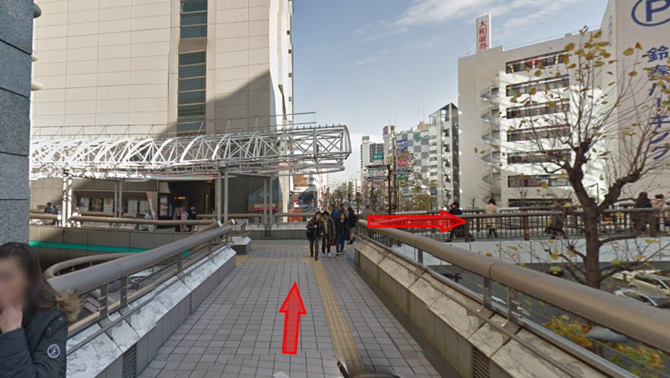 ピラティスK所沢店の行き方3