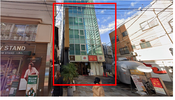 zen place pilates 北千住が入る龍ビルの外観